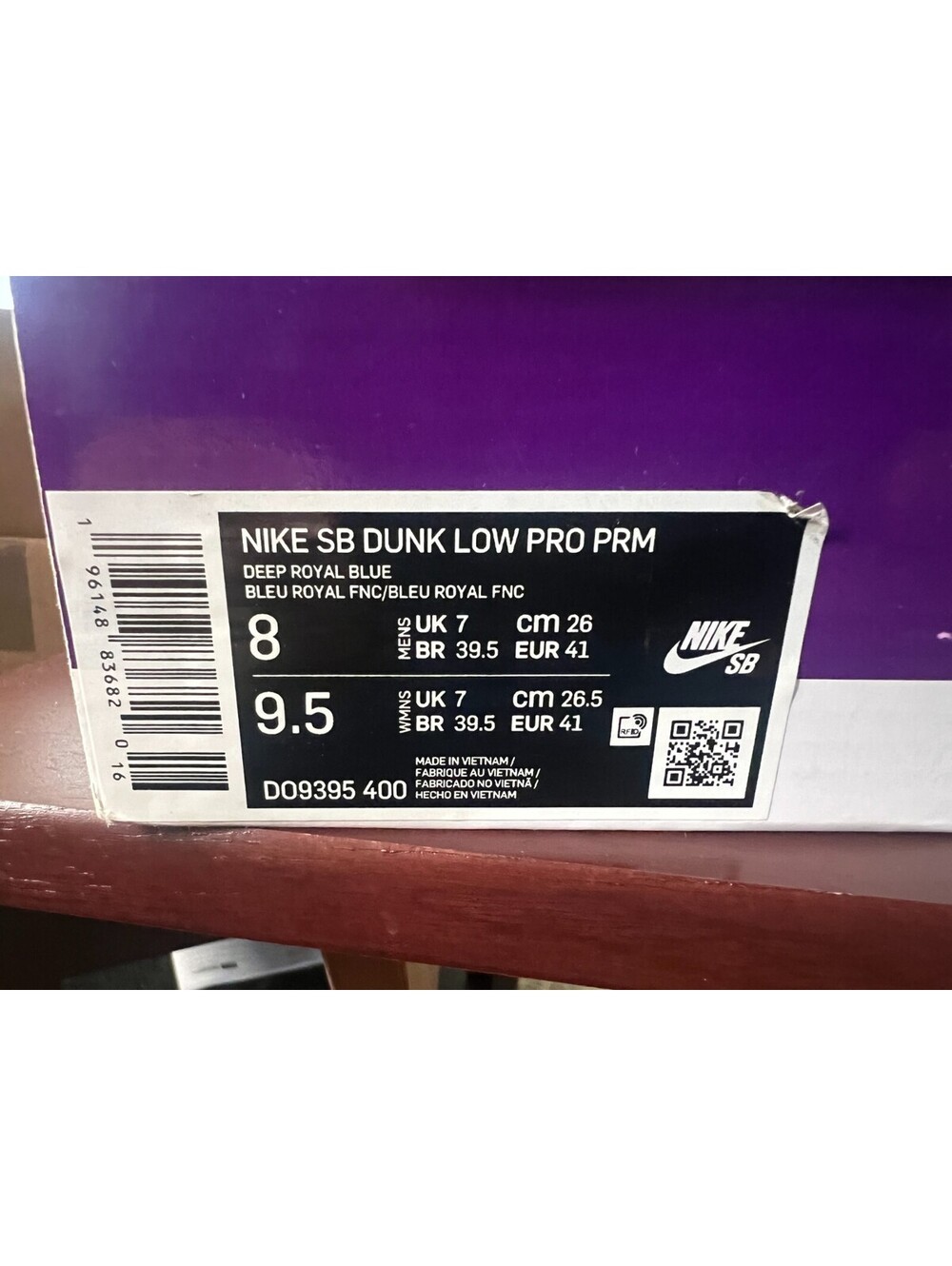 Nike SB Dunk Low "Los Angeles Dodgers" (Used 1x) DO9395-400 Size 8 Fast Shipping - Picture 9 of 9